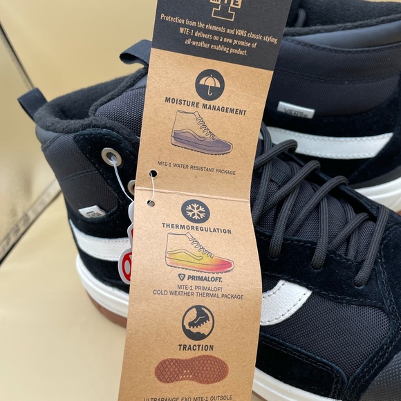 Size 8 US VANS ULTRARANGE EXO HI MENS INSULATED, WATERPROOF SHOES - Picture 5 of 6